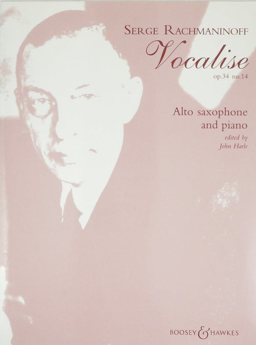 Vocalise Op. 34, No. 14 Alto Sax and Piano Default Hal Leonard Corporation Music Books for sale canada