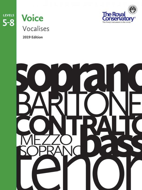Voice Series, Vocalises 5-8 Frederick Harris Music Music Books for sale canada