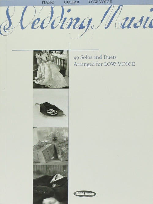 Wedding Music: Low Voice Word Music Music Books for sale canada