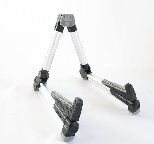 Wingomusic Folding Pro A-Frame Guitar Stand Silver Wingomusic Guitar Accessories for sale canada