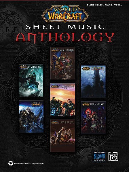 World of Warcraft Sheet Music Anthology Default Alfred Music Publishing Music Books for sale canada