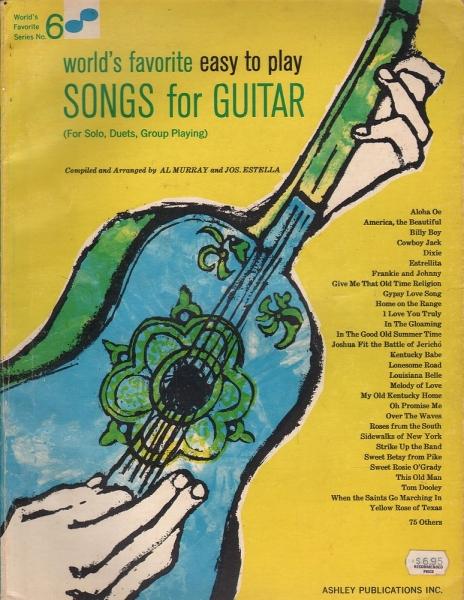 World's favorite easy to play Songs for Guitar Ashley Publications Inc. Music Books for sale canada