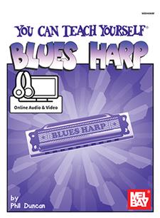 You can Teach Yourself Blues Harp (Book + Online Audio/Video) Mel Bay Publications, Inc. Music Books for sale canada