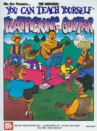 You Can Teach Yourself, Flatpicking Guitar (Book & CD) Default Mel Bay Publications, Inc. Music Books for sale canada