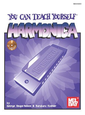 You Can Teach Yourself Harmonica with CD Mel Bay Publications, Inc. Music Books for sale canada