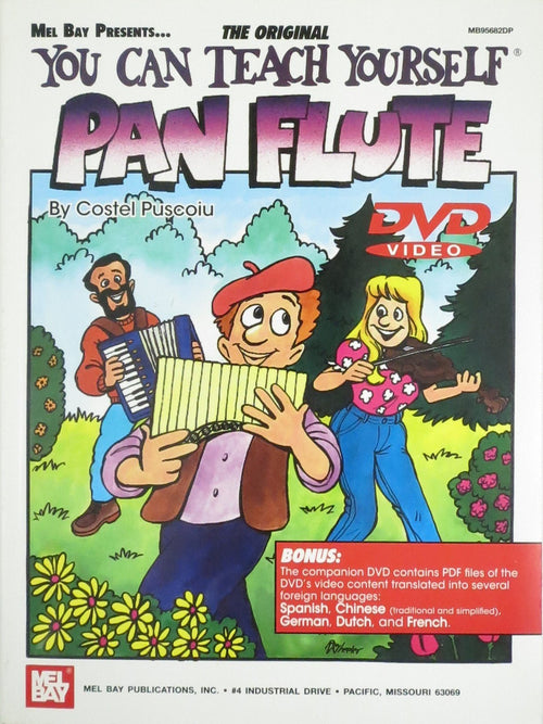 You Can Teach Yourself Pan Flute (Book & DVD) Default Mel Bay Publications, Inc. Music Books for sale canada