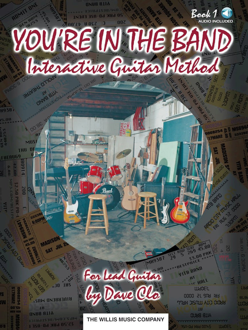 You're In The Band – Interactive Guitar Method, Book 1 for Lead Guitar Hal Leonard Corporation Music Books for sale canada