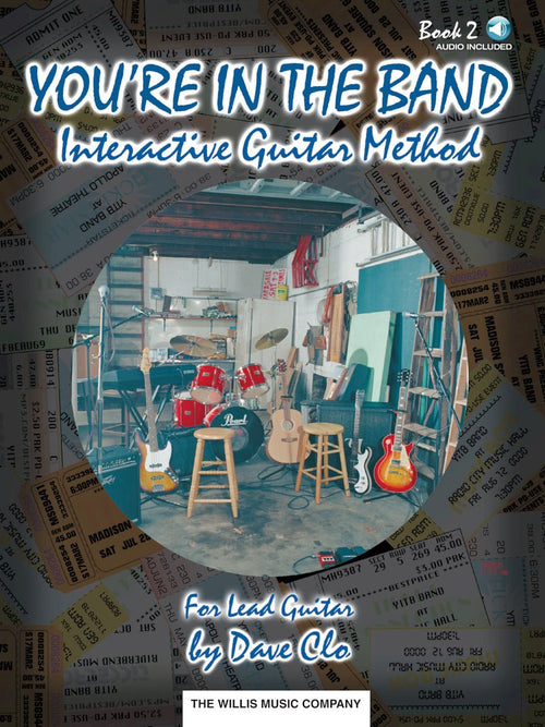 You're In The Band – Interactive Guitar Method, Book 2 for Lead Guitar Hal Leonard Corporation Music Books for sale canada